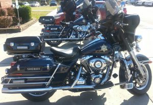 Police Motorcycle Kick Down Switch